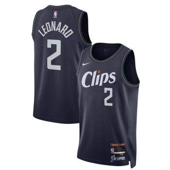 Kawhi Leonard LA Clippers Unisex 2023/24 Swingman Jersey - Navy - City Edition