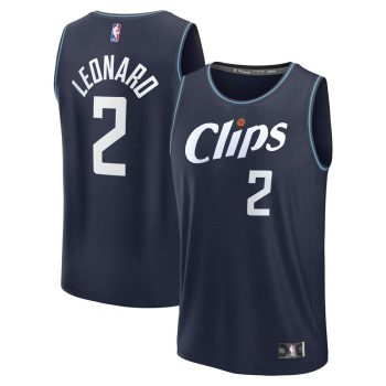 Kawhi Leonard LA Clippers Youth - Navy - City Edition