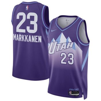 Lauri Markkanen Utah Jazz Unisex 2024/25 Swingman Player Jersey - City Edition - Purple