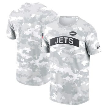 New York Jets 2024 Arctic Camo Salute to Service Performance T-Shirt