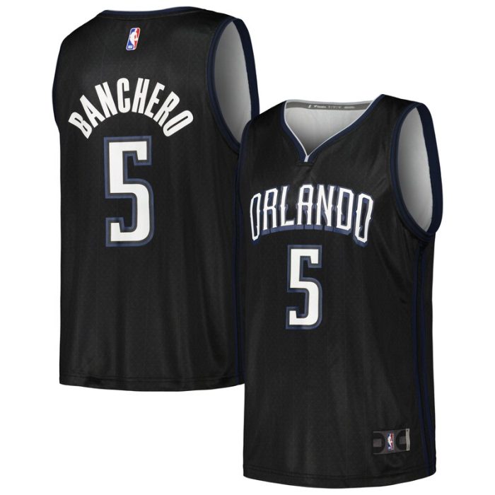 Paolo Banchero Orlando Magic Fastbreak Jersey - City Edition - Black