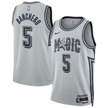 Paolo Banchero Orlando Magic Unisex 2024/25 Swingman Player Jersey - City Edition - Silver