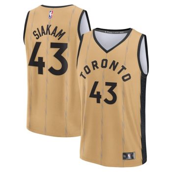 Pascal Siakam Toronto Raptors Fast Break Jersey - Gold - City Edition