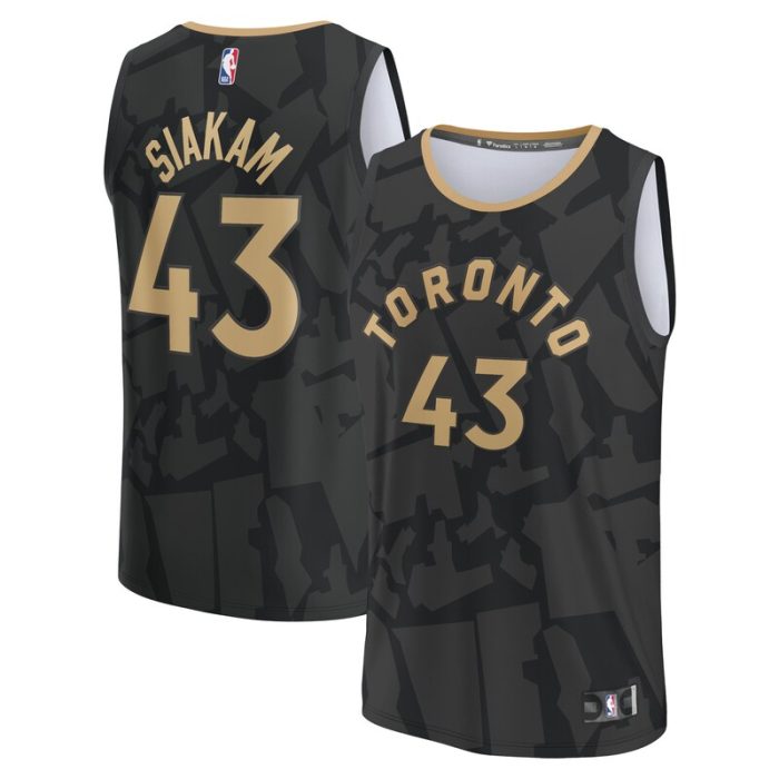 Pascal Siakam Toronto Raptors Fastbreak Jersey - City Edition - Black