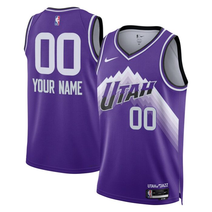 Utah Jazz Unisex 2023/24 Custom Swingman Jersey - Purple - City Edition