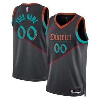 Washington Wizards Unisex 2023/24 Custom Swingman Jersey - Black - City Edition