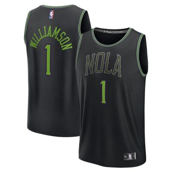 Zion Williamson New Orleans Pelicans Fast Break Jersey - Black - City Edition