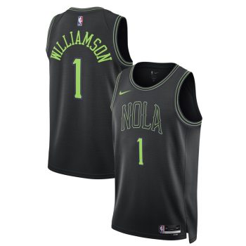 Zion Williamson New Orleans Pelicans Unisex 2023/24 Swingman Jersey - Black - City Edition