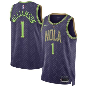 Zion Williamson New Orleans Pelicans Unisex 2024/25 Swingman Player Jersey - City Edition - Purple