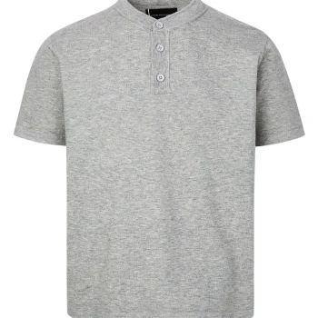 Men's Casual Button Detail Short Sleeve T-Shirt