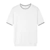 Men's Plus Size Contrast Trim Crew Neck T-Shirt