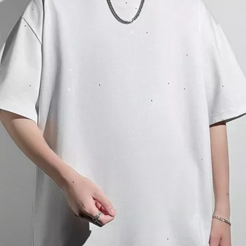 Men's Plus Size Round Neck Short Sleeve T-Shirt