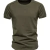 Men's Plus Size Round Neck Tactical Style T-Shirt
