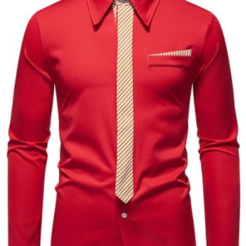 Men's Button Up Long Sleeve Shirt