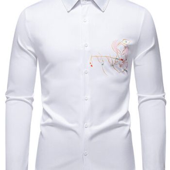Men's Button Up Long Sleeve Shirt