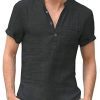 Men's Full Size Casual Solid Color Button Detail Shirt Plus Size