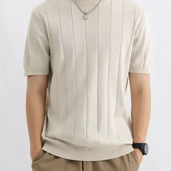 Men's Plus Size Breathable Short Sleeve T-Shirt