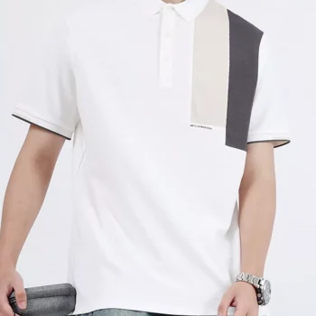 Men's Plus Size Button Detail Short Sleeve Polo