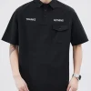 Men's Plus Size Button Detail Short Sleeve Polo