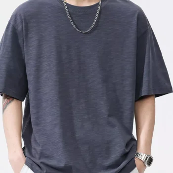 Men's Plus Size Casual Round Neck Short Sleeve T-Shirt