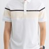 Men's Plus Size Color Block Polo Shirt