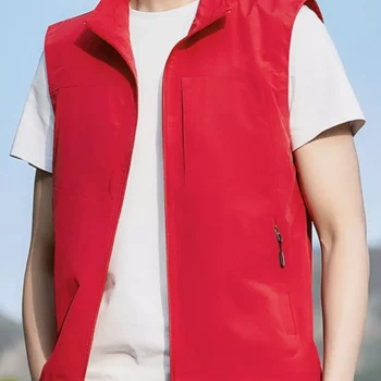 Men's Plus Size Lightweight Zip Up Vest