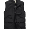 Men's Plus Size Multi-Pocket Zip Up Vest