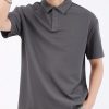 Men's Plus Size Textured Breathable Performance Polo