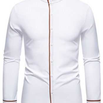 Men's Slim Fit Long Sleeve Shirt